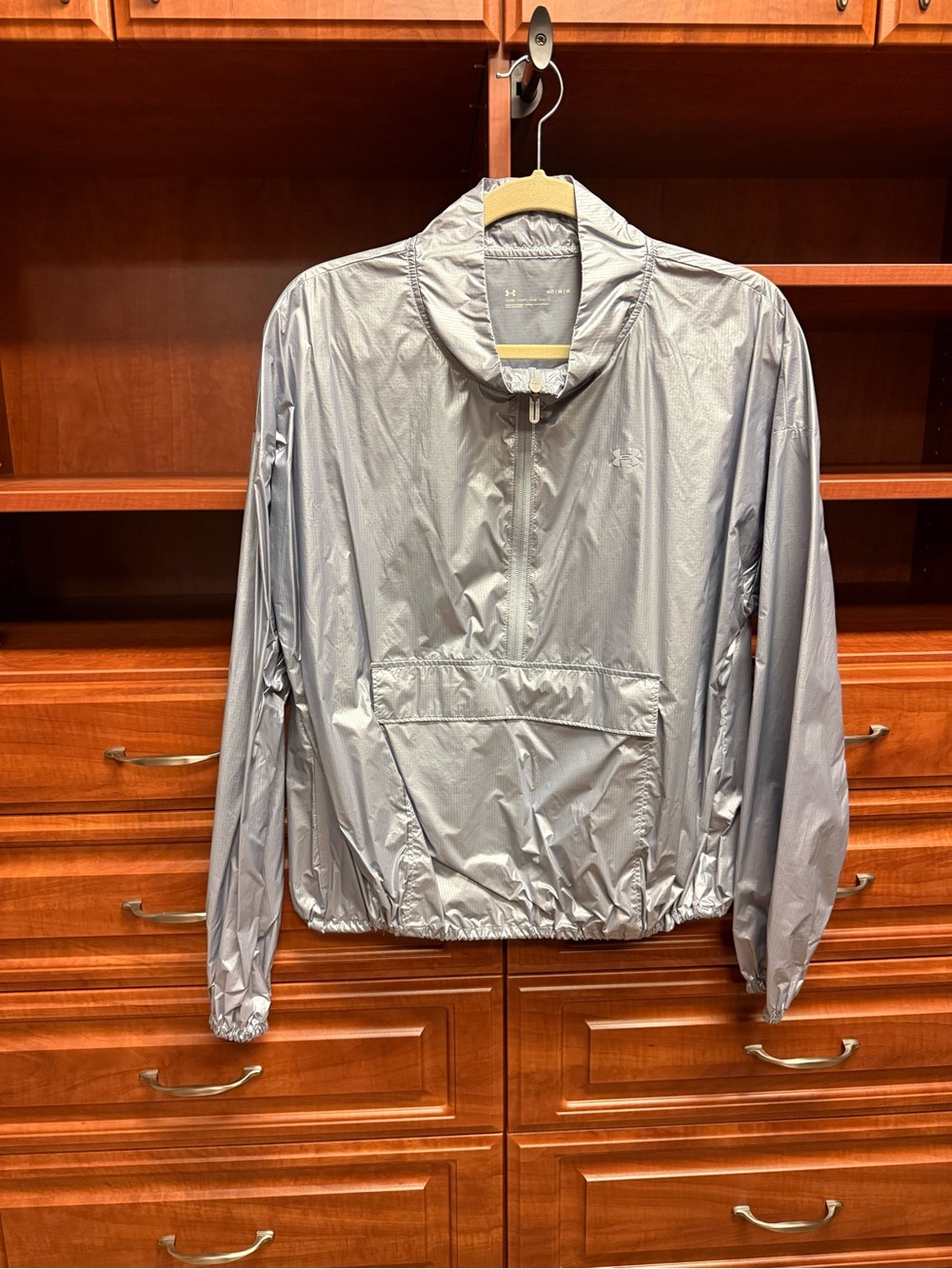Under Armour Storm Metallic Waterproof Pullover Windbreaker (Jacket)